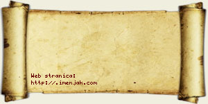 Anja Joksić vizit kartica